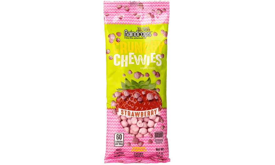 Raindrops Crunchy Chewies Strawberry 1.4 oz