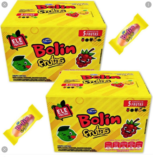 Bolín Frutas Caja 20 packs